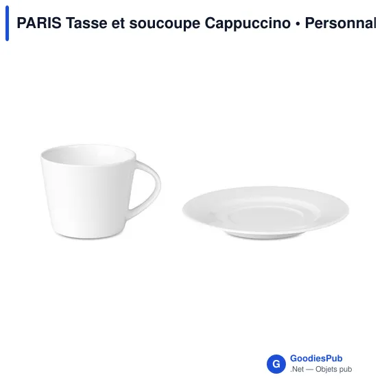 PARIS Tasse et soucoupe Cappuccino - Image 2