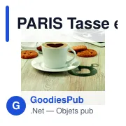 PARIS Tasse et soucoupe Cappuccino - Miniature 4