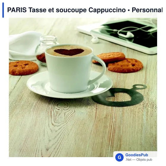 PARIS Tasse et soucoupe Cappuccino - Image 4