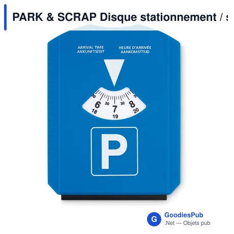 PARK & SCRAP Disque stationnement / scraper