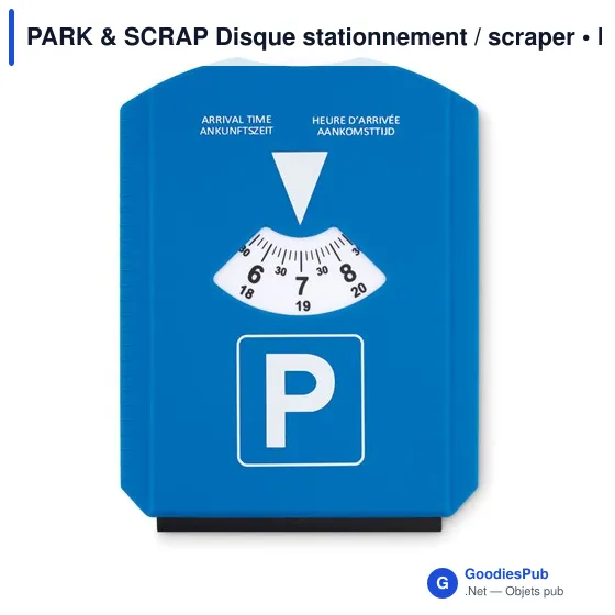 PARK & SCRAP Disque stationnement / scraper - Image 1