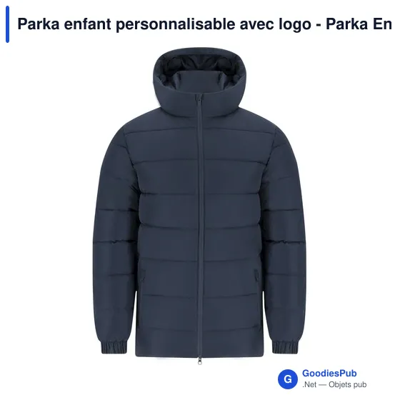 Parka enfant personnalisable avec logo - Parka Enfant Eren - Image 1