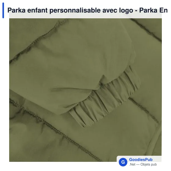 Parka enfant personnalisable avec logo - Parka Enfant Eren - Image 12