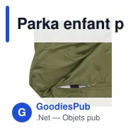 Parka enfant personnalisable avec logo - Parka Enfant Eren - Miniature 4