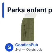 Parka enfant personnalisable avec logo - Parka Enfant Eren - Miniature 5