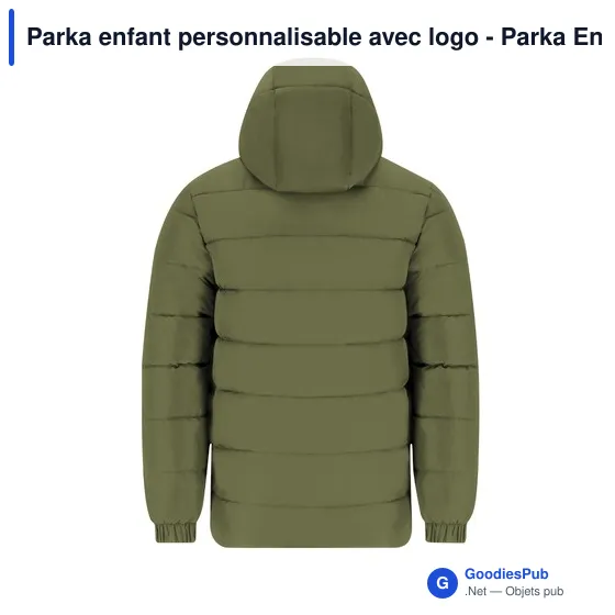 Parka enfant personnalisable avec logo - Parka Enfant Eren - Image 6