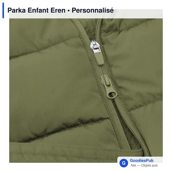 Parka enfant personnalisable avec logo - Parka Enfant Eren - Image 10