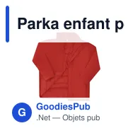 Parka enfant personnalisable en RPET avec logo - Oceanía - Miniature 9