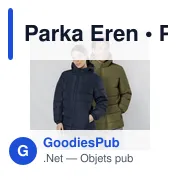 Parka personnalisable Eren avec logo - Anorak unisexe - Miniature 2