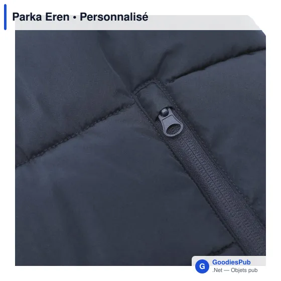 Parka personnalisable Eren avec logo - Anorak unisexe - Image 11