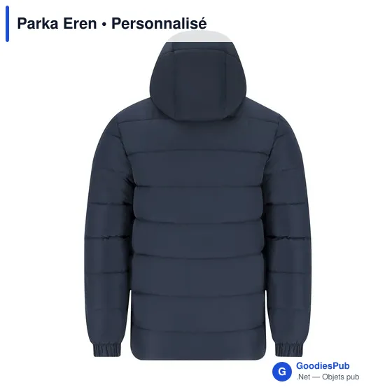 Parka personnalisable Eren avec logo - Anorak unisexe - Image 6