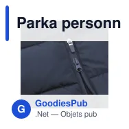 Parka personnalisable Eren avec logo - Anorak unisexe - Miniature 10