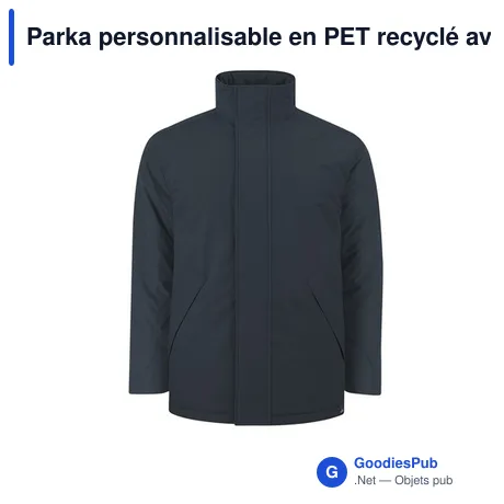 Parka personnalisable en PET recyclé avec logo - Parka Oceanía