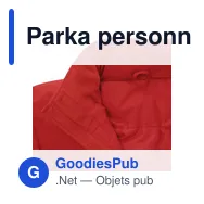 Parka personnalisable en PET recyclé avec logo - Parka Oceanía - Miniature 11