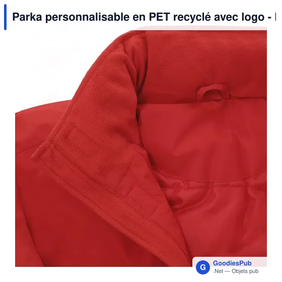 Parka personnalisable en PET recyclé avec logo - Parka Oceanía - Image 11