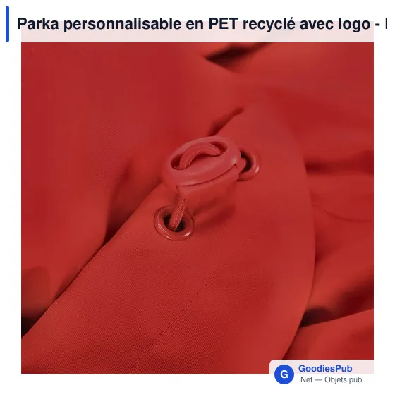 Parka personnalisable en PET recyclé avec logo - Parka Oceanía - Image 12