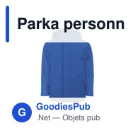 Parka personnalisable en PET recyclé avec logo - Parka Oceanía - Miniature 4
