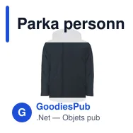 Parka personnalisable en PET recyclé avec logo - Parka Oceanía - Miniature 5