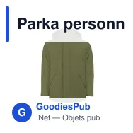 Parka personnalisable en PET recyclé avec logo - Parka Oceanía - Miniature 6