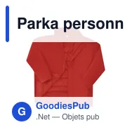 Parka personnalisable en PET recyclé avec logo - Parka Oceanía - Miniature 10