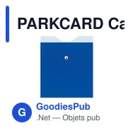 PARKCARD Carte de stationnement en PVC. - Miniature 2