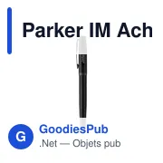 Stylo roller personnalisable Parker IM Achromatic avec logo - Miniature 3
