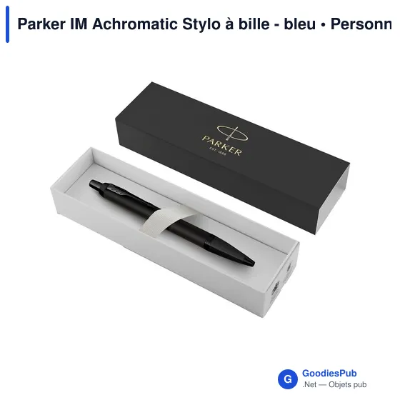 Stylo à bille personnalisable Parker IM Achromatic avec logo - Image 4