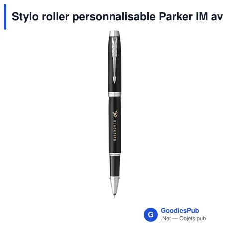 Stylo roller personnalisable Parker IM avec logo