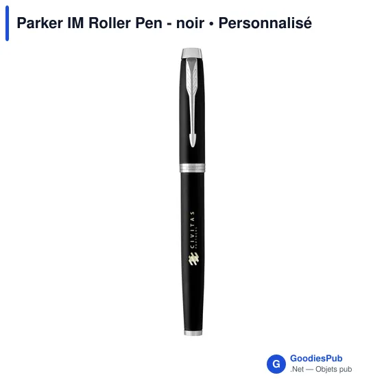 Stylo roller personnalisable Parker IM avec logo - Image 2