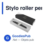Stylo roller personnalisable Parker IM avec logo - Miniature 4
