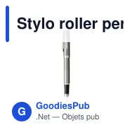 Stylo roller personnalisable Parker IM avec logo - Miniature 7