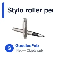 Stylo roller personnalisable Parker IM avec logo - Miniature 8