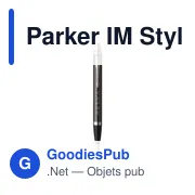 Stylo à bille personnalisable Parker IM avec logo - Miniature 1
