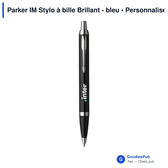 Stylo à bille personnalisable Parker IM avec logo - Image 4