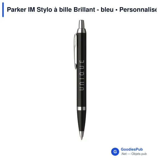 Stylo à bille personnalisable Parker IM avec logo - Image 5
