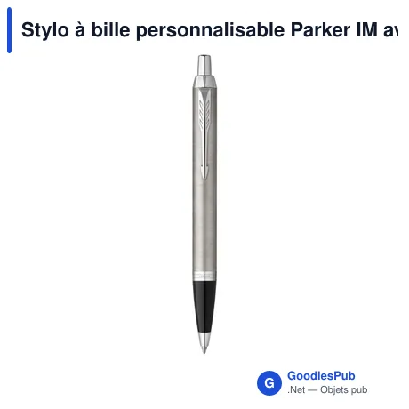 Stylo à bille personnalisable Parker IM avec logo