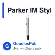 Stylo à bille personnalisable Parker IM avec logo - Miniature 2