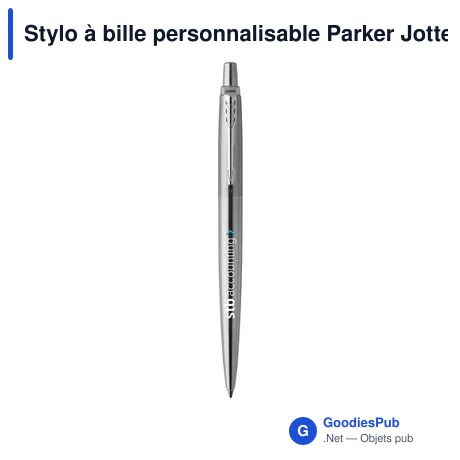 Stylo à bille personnalisable Parker Jotter avec logo