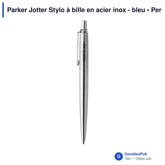 Stylo à bille personnalisable Parker Jotter avec logo - Image 2