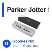 Stylo à bille personnalisable Parker Jotter avec logo - Miniature 4