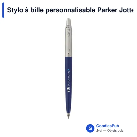 Stylo à bille personnalisable Parker Jotter avec logo