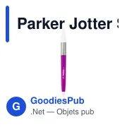 Stylo à bille personnalisable Parker Jotter avec logo - Miniature 1