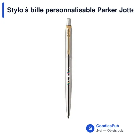 Stylo à bille personnalisable Parker Jotter avec logo