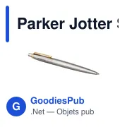 Stylo à bille personnalisable Parker Jotter avec logo - Miniature 4