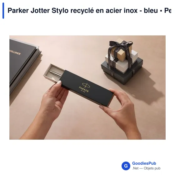 Stylo à bille personnalisable Parker Jotter avec logo - Image 7