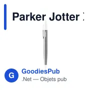 Stylo à bille personnalisable Parker Jotter XL avec logo - Miniature 2