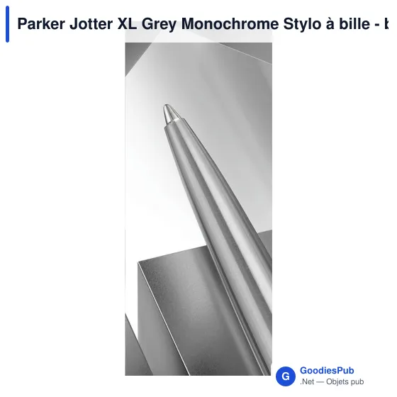 Stylo à bille personnalisable Parker Jotter XL avec logo - Image 5