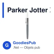 Stylo à bille personnalisable Parker Jotter XL avec logo - Miniature 2
