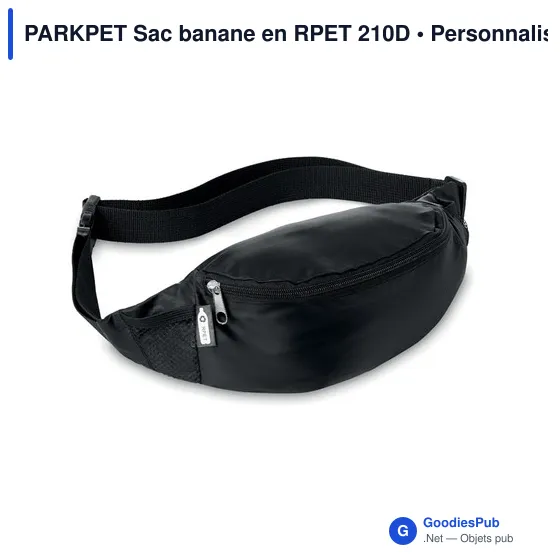 PARKPET Sac banane en RPET 210D - Image 1