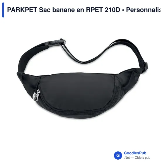 PARKPET Sac banane en RPET 210D - Image 3
